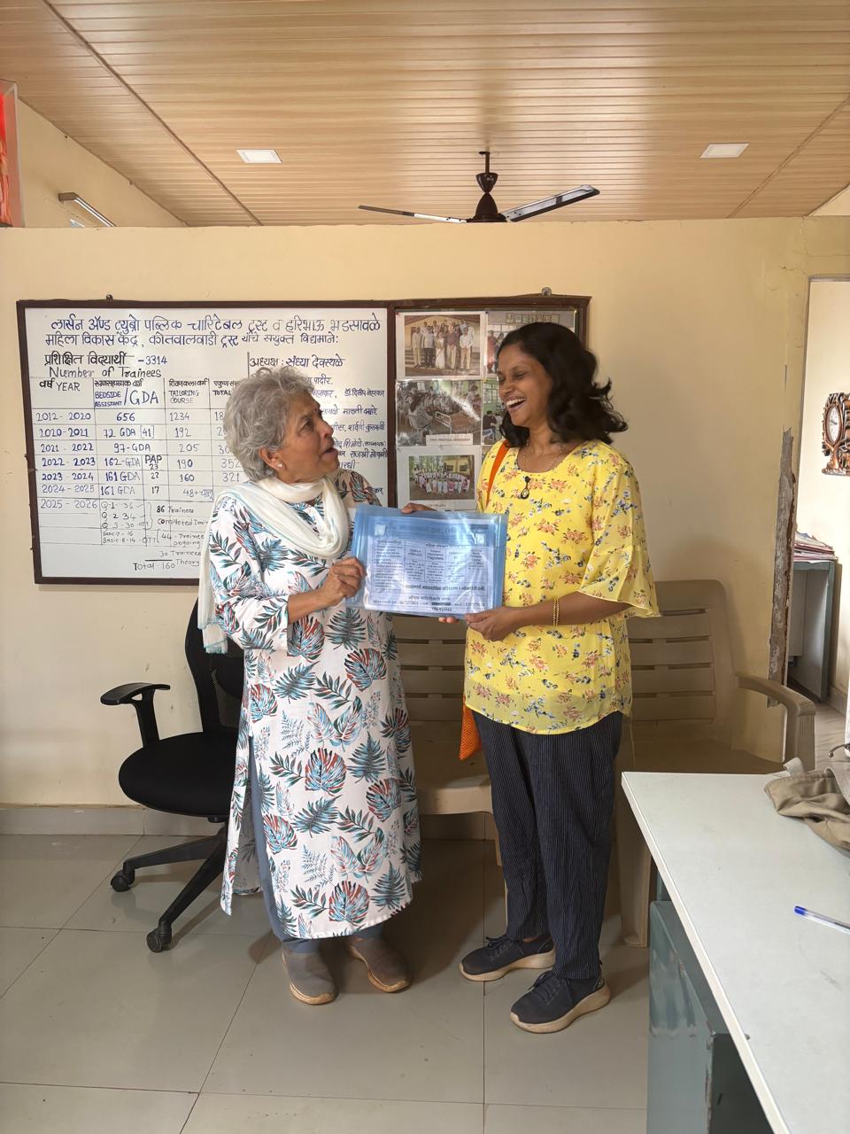 Institutional briefing - certificate presentation