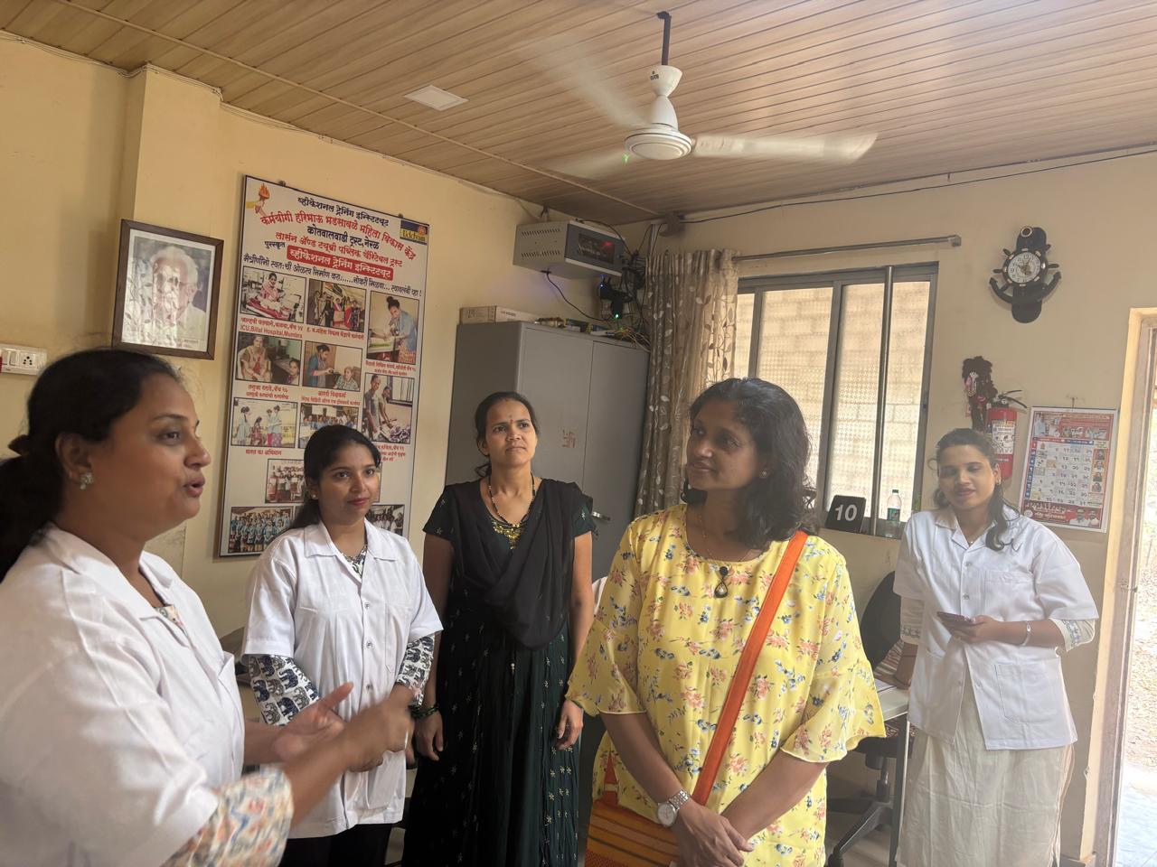 Training session with doctors